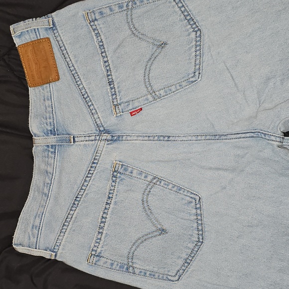 Levis Premium High Loose Light Wash Straight Leg Jeans W27 L31 - Picture 11 of 12